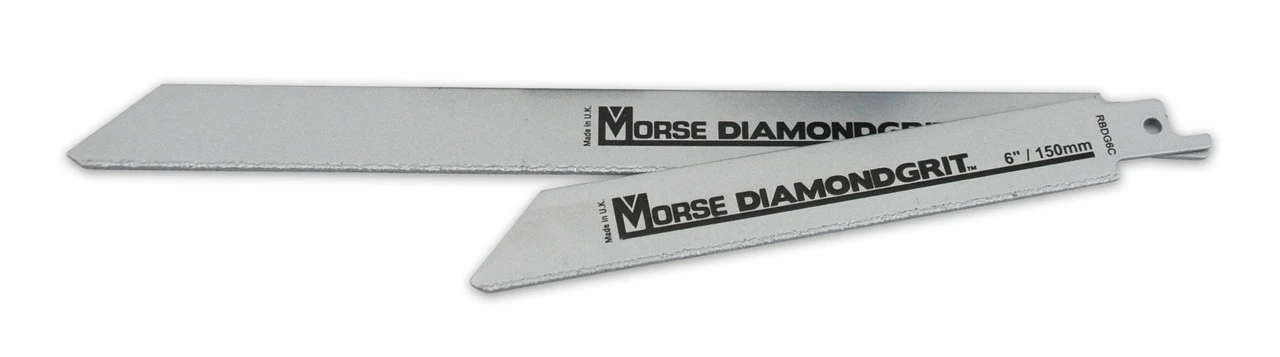 MK Morse RBDG9C - Recip Saw Blade Diamond Grit Edge 9" 1/Pack 2 MK Morse RBDG9C - Recip Saw Blade Diamond Grit Edge 9" 1/Pack