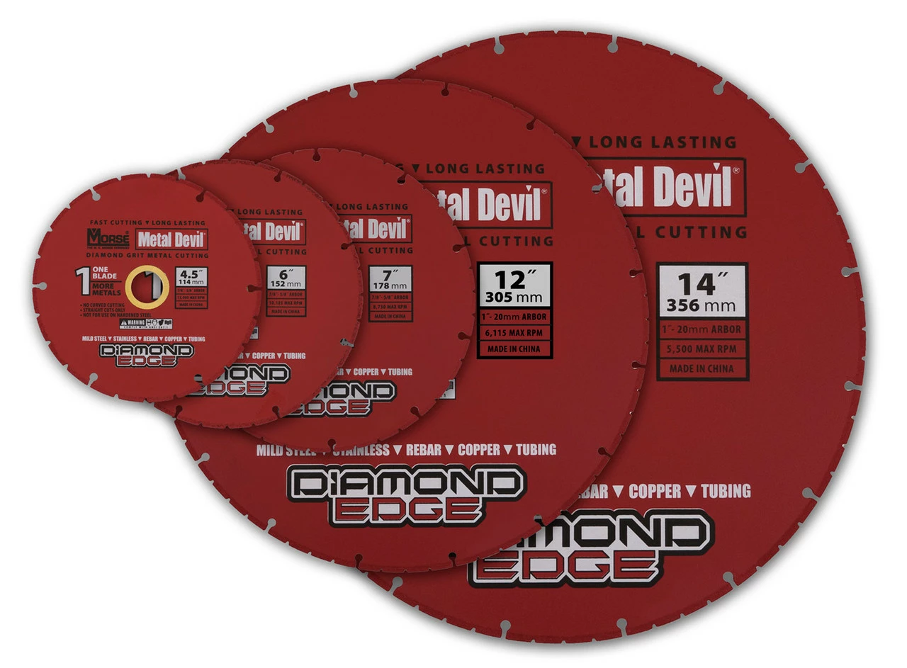 MK Morse CSD4500C - Diamond Circular Saw Blade for Metal 4.5", 7/8" - 5/8" Arbor 3 MK Morse CSD4500C - Diamond Circular Saw Blade for Metal 4.5", 7/8" - 5/8" Arbor