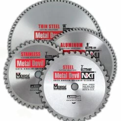 MK Morse CSM1480NAC - Metal Cutting Circular Saw Blade 14" 80T, Aluminum, 1" Arbor