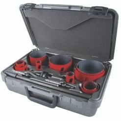MK Morse MHS08E - BiMetal Hole Saw Kit Electrical 13PC