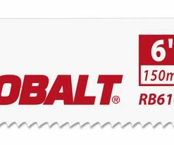 MK Morse RB418C2 - Recip Saw Blade (BiMetal) "Master Cobalt Metal" 4" x 0.035" 18TPI 2/Pack