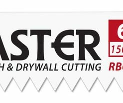 MK Morse RB65006PT05 - Recip Saw Blade (BiMetal) "Plaster" 6" x 0.050" 6TPI 5/Pack